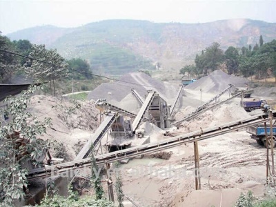 stone crusher and vibrating screens 